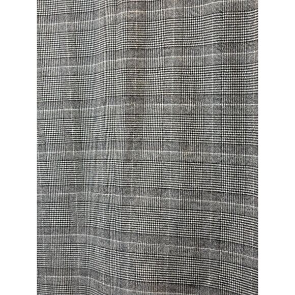 Michael Kors Kent Sport Coat Men's Size 44R Black White Stretch Plaid Tailored - Picture 7 of 8